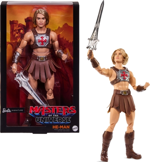 Mattel Barbie Signature bambola da collezione Ken come He-Man (Masters of the Universe)