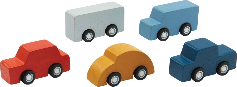 PlanToys set di mini macchinine (5 pz)