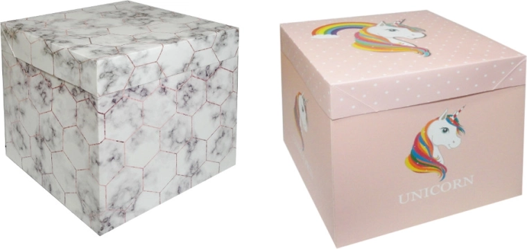 Scatola regalo con unicorno
