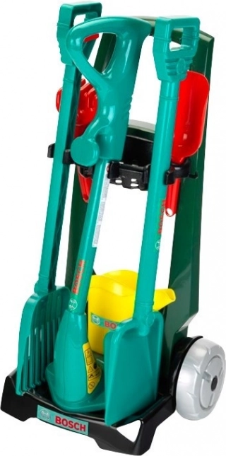 Carrello da giardino Bosch con accessori