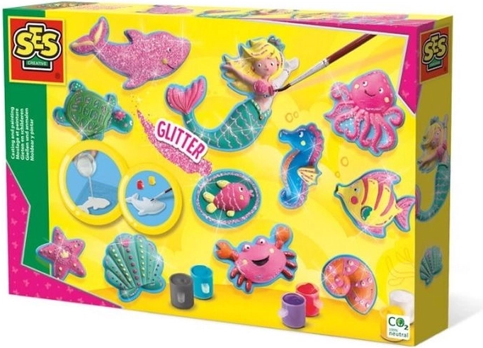 SES Creative calchi in gesso – figurine marine