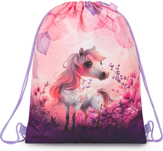 Sacca sportiva Topgal con motivo di unicorno da sogno