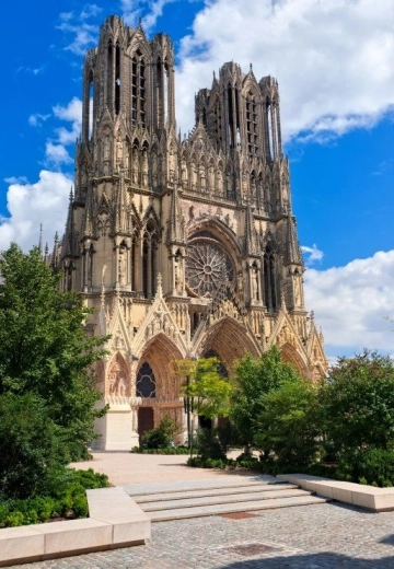 Puzzle Vista sulla cattedrale di Reims 1000 pezzi BLUEBIRD