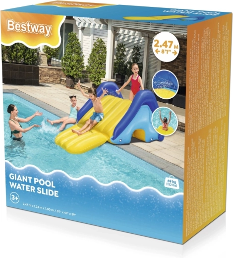 scivolo gonfiabile da piscina BESTWAY 2,47 m con irrigatori