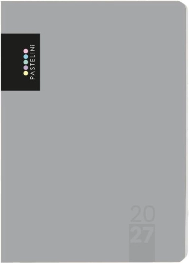 Diario Pastelini A5 giornaliero 2027 grigio