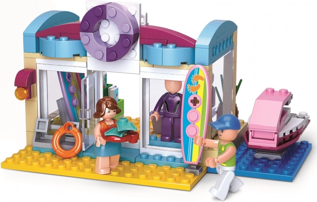 Sluban Girl's Dream negozio vacanze di sport acquatici – set di costruzione