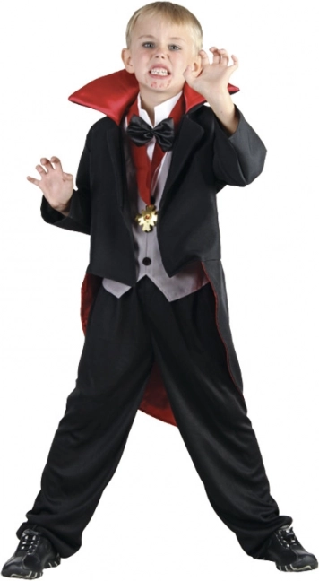 Costume da vampiro per bambini 120–130 cm