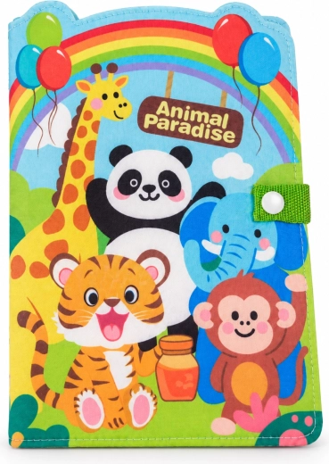 Libro educativo in tessuto Chipolino Zoo