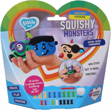 Crea il tuo set di mostriciattoli in schiuma carini