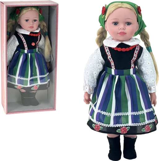 Bambola per bambini con suoni in polacco