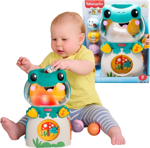 Fisher-Price ranocchietta musicale interattiva luminosa con palline