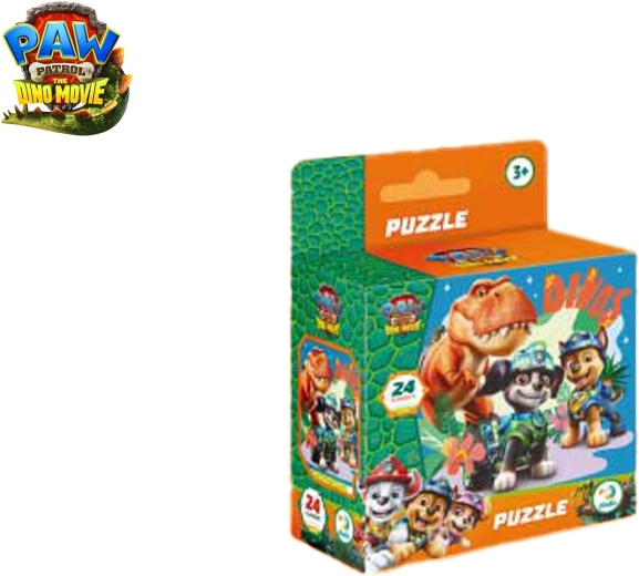 Puzzle Paw Patrol: The Dino Movie – T-Rex Timmy, 24 pezzi, 22 × 22 cm