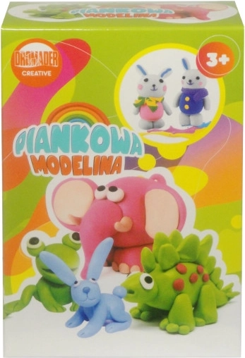 Pasta modellabile in schiuma Dromader – set creativo 8 colori con strumenti