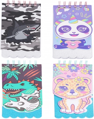 Blocco note con spirale 9 × 9,5 cm, 40 pagine bianche