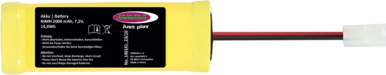 Batteria Jamara Racing Pack NiMH 7,2 V 2000 mAh con connettore Tamiya