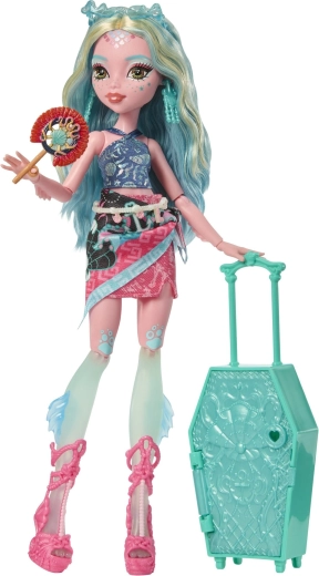 Monster High Straszysekrety vacanze da brivido bambola Lagoona Blue con sorprese