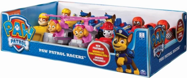 Paw Patrol Veicoli con Figurine di Soccorso