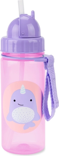 Skip Hop Zoo tazza con cannuccia narvalo