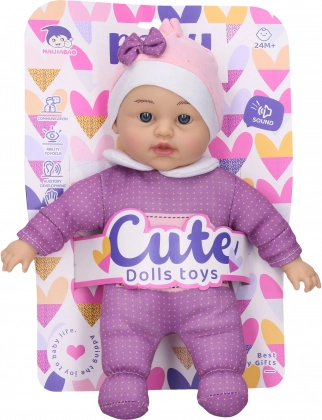 Bambola con corpo morbido 30 cm