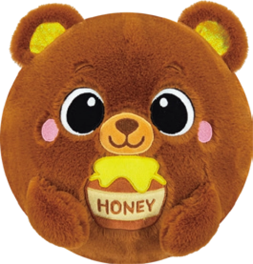 Palla gonfiabile in peluche con animaletto 23 cm (mix di motivi) - 1 pezzo