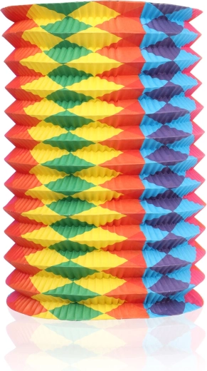 Lampione di carta 16 cm con clip per candela MY PARTY