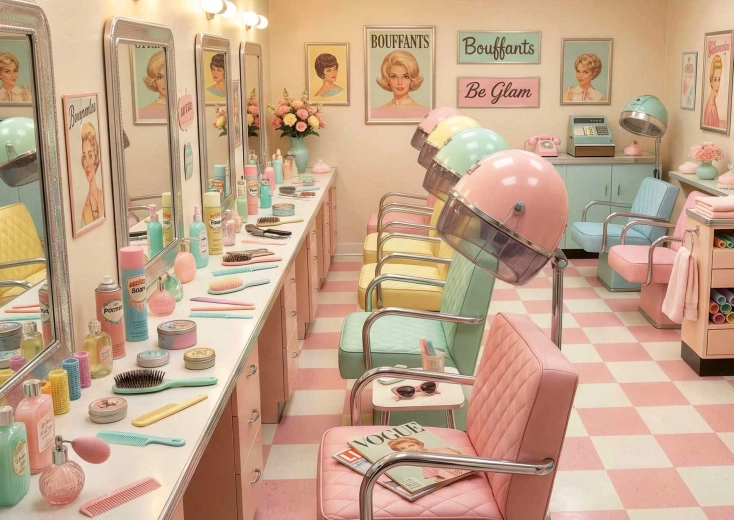 Puzzle EDUCA Retro Glam Salón 1000 pezzi