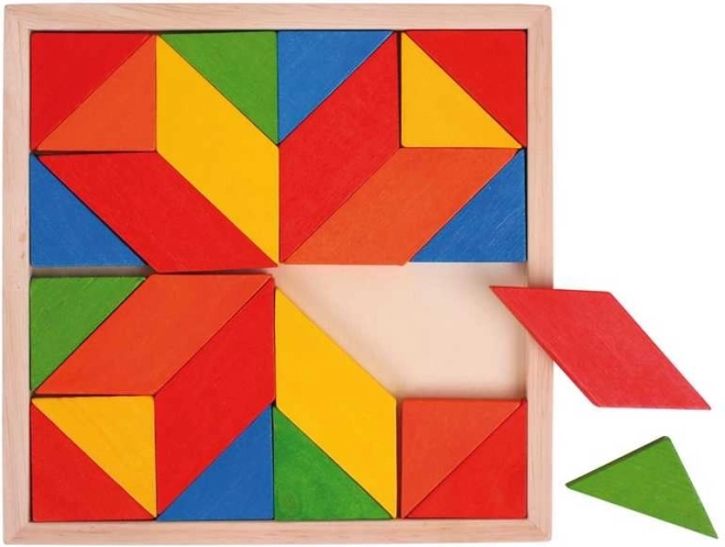 Bigjigs Toys mosaico colorato in legno