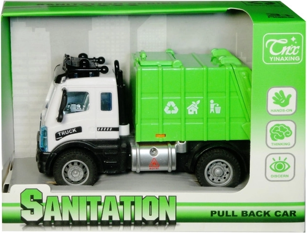 Auto per bambini camion della spazzatura con meccanismo a retrocarica - 1 pezzo