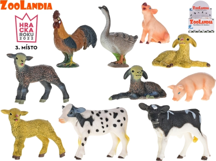 Zoolandia set di animaletti della fattoria – cuccioli (18 figurine)