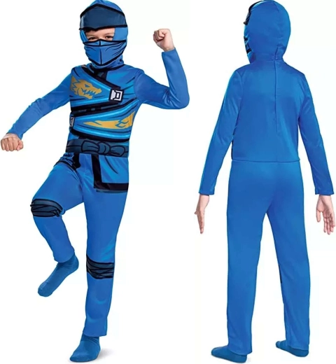 Costume per bambini LEGO NINJAGO Jay 127–136 cm (7–8 anni)