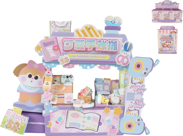 Bancarella kawaii con giocattoli 15,5 cm