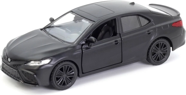 Modello d'auto in metallo RMZ City Toyota Camry 2022 1:39 nero opaco con trazione pull-back