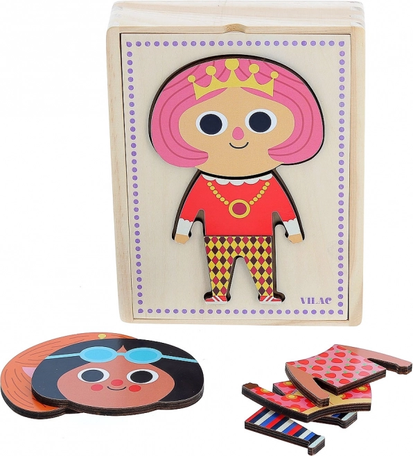 Puzzle vestire Vilac Jade