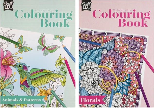 Libro da colorare A4, 32 fogli, 120 g/m²