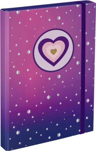 Cartelle per quaderni scolastici A4 Cavalli Cuore