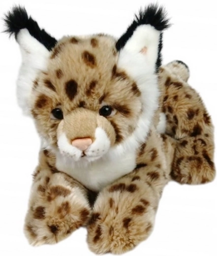 Lince di peluche sdraiata 30 cm - 1 pezzo