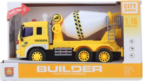 Autobetoniera giocattolo a batteria con luci e suoni