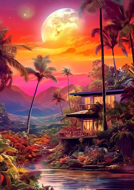 Puzzle Crepuscolo Incantevole 1000 Pezzi