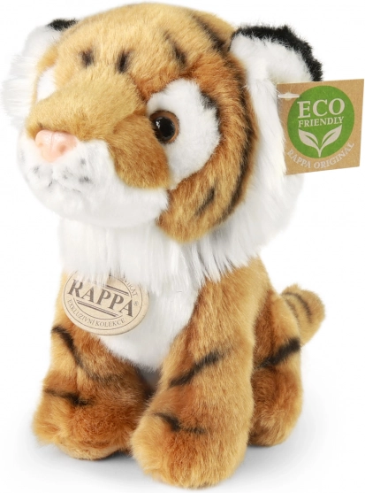 Tigre di peluche ECO-FRIENDLY seduto 18 cm