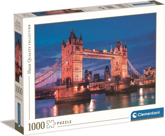 Puzzle Clementoni 1000 pezzi Tower Bridge di notte