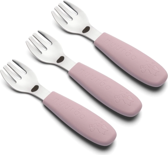 NUUROO Felix set di forchette woodrose (3 pz)