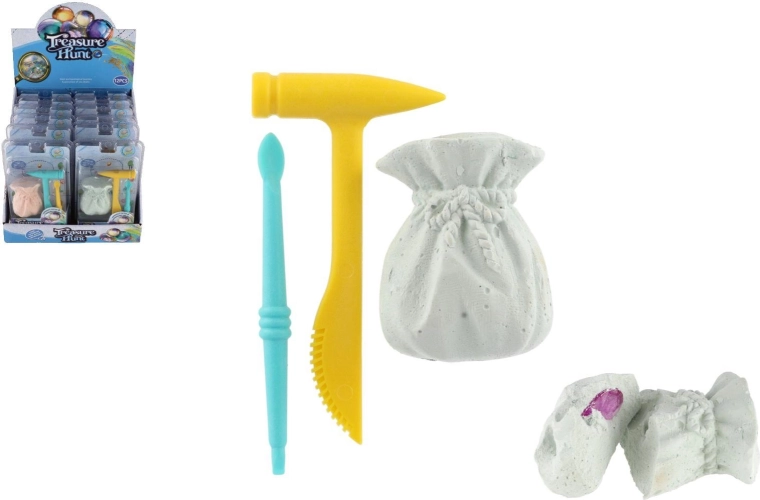 Set per scavare gemme – 2 colori, blister, box da 12 pezzi