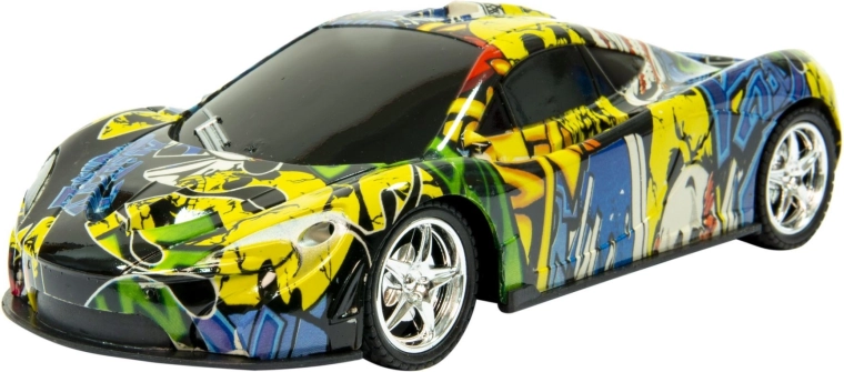 Auto RC sportiva con design graffiti - 1 pezzo