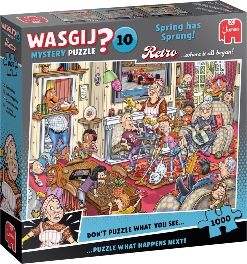 Jumbo Wasgij Retro Mystery 10: la primavera è arrivata! 1000 pezzi