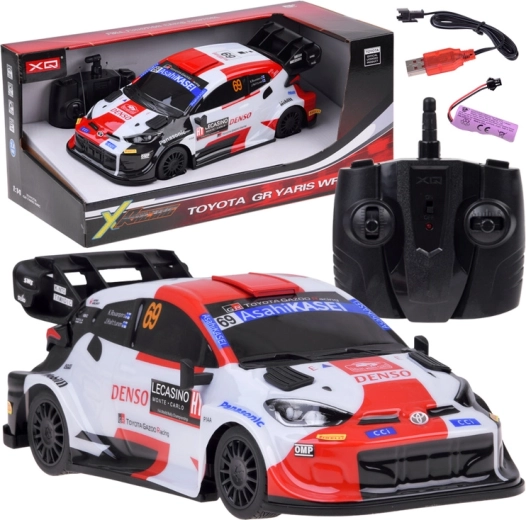 Auto RC da corsa Toyota GR Yaris WRC 1:14 con batteria ricaricabile