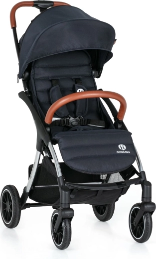Passeggino sportivo PETITE&MARS Cross Anthracite Blue – leggero, autochiudente e compatto