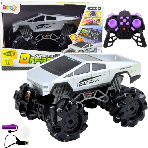 Pickup fuoristrada RC 1:16 con luci ed effetto fumo