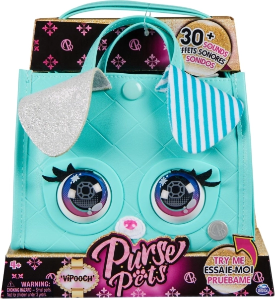 Purse Pets borsa interattiva VIPooch menta