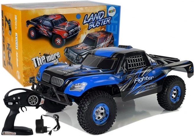 Auto RC 4x4 pick-up 1:12 con velocità fino a 40 km/h – blu