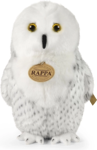 Gufo delle nevi di peluche Rappa eco-friendly 24 cm
